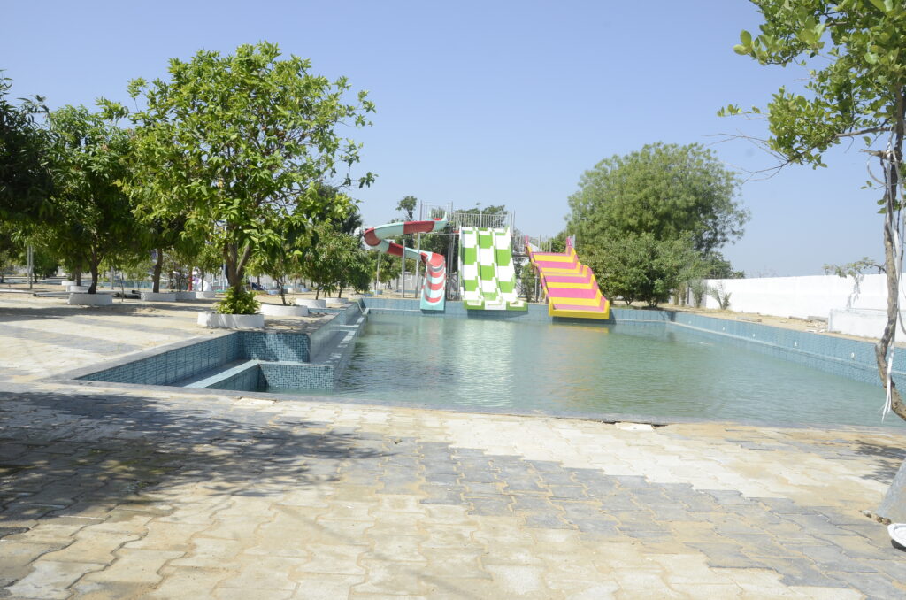 swimming pool of Mango Tree Resort - Family Resort in Gujarat
